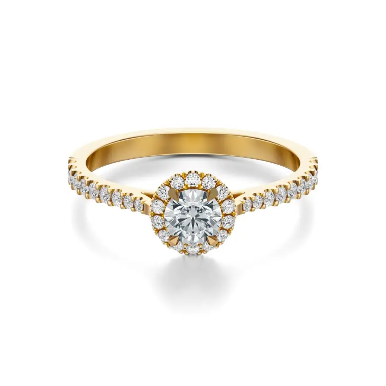 Klasyczny pierścionek zaręczynowy